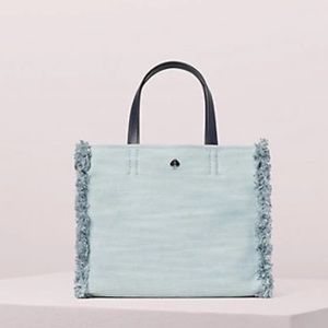 Kate Spade Sam denim medium satchel